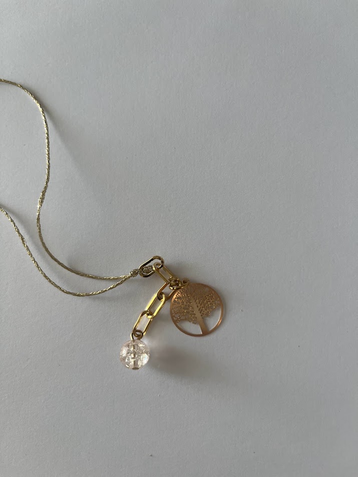 BIJOUX DE MOBILE ARBRE DE VIE DORÉ