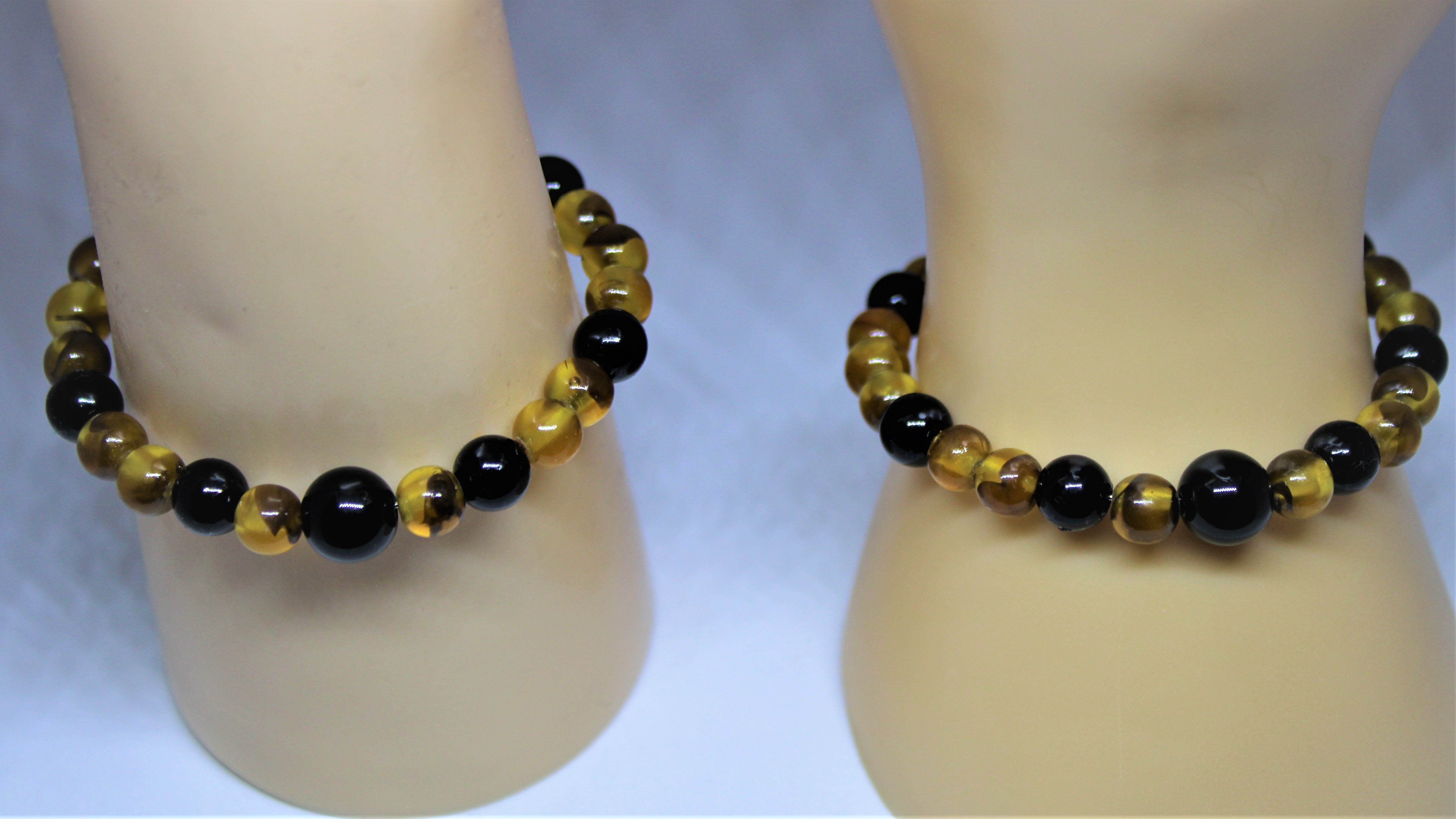 BRACELET HOMME / FEMME NOIR ET MARRON