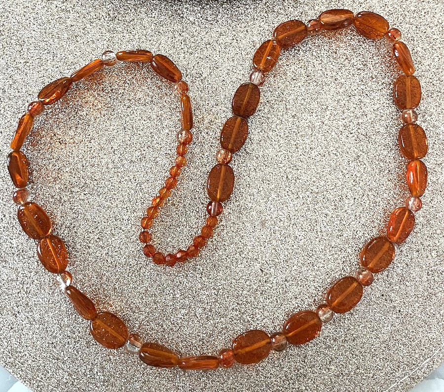 COLLIER FEMME ORANGE