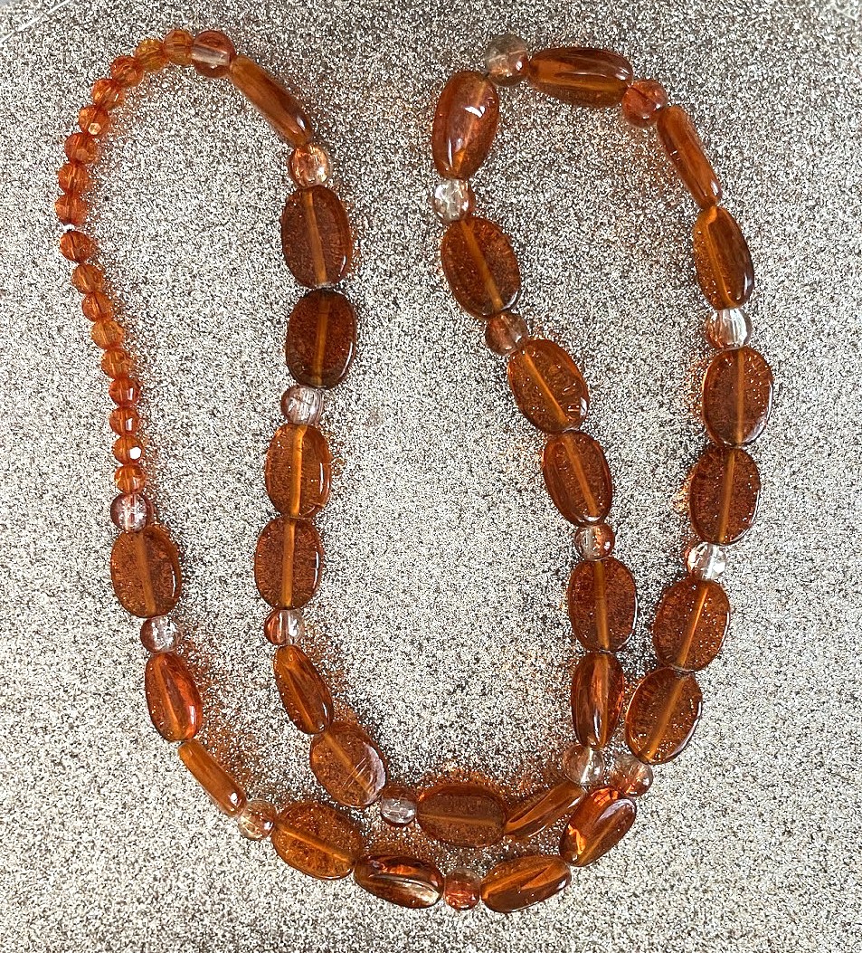 COLLIER FEMME ORANGE