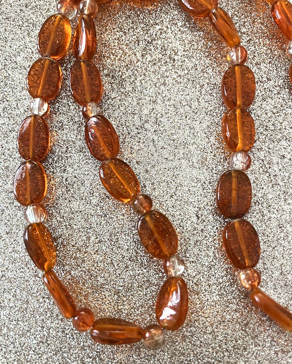 COLLIER FEMME ORANGE