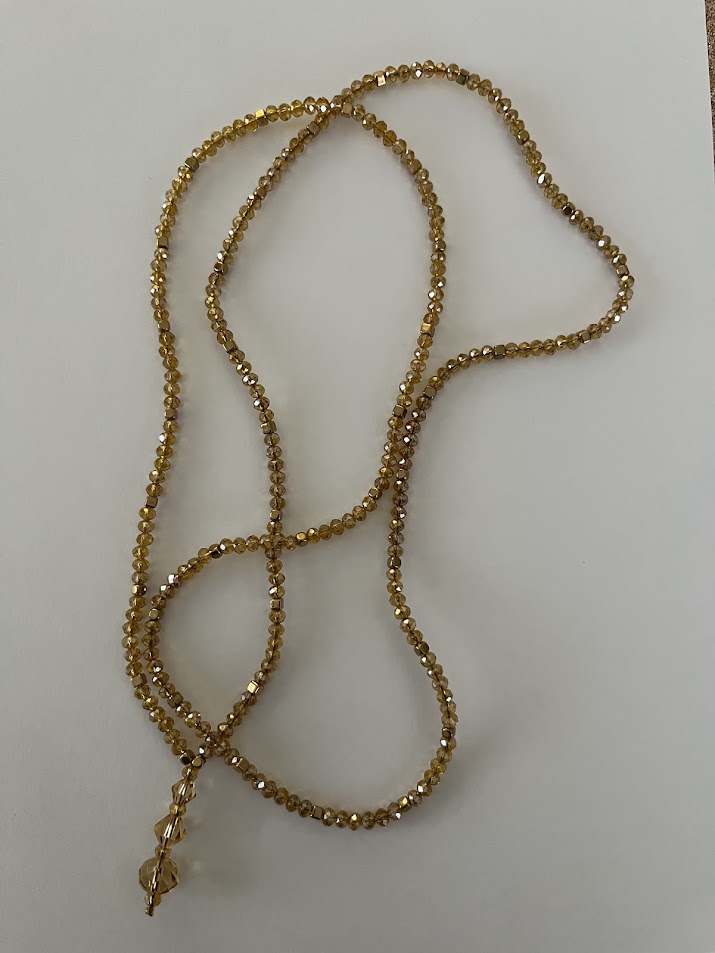 COLLIER LONG FEMME DORÉ