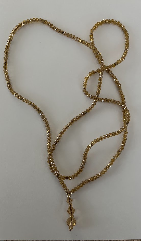 COLLIER LONG FEMME DORÉ
