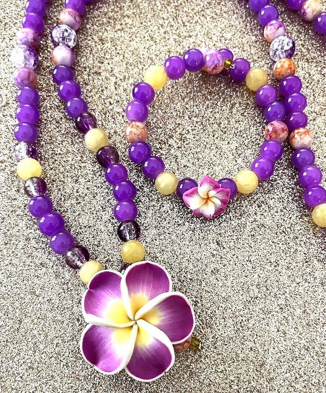 COLLIER FEMME VIOLET