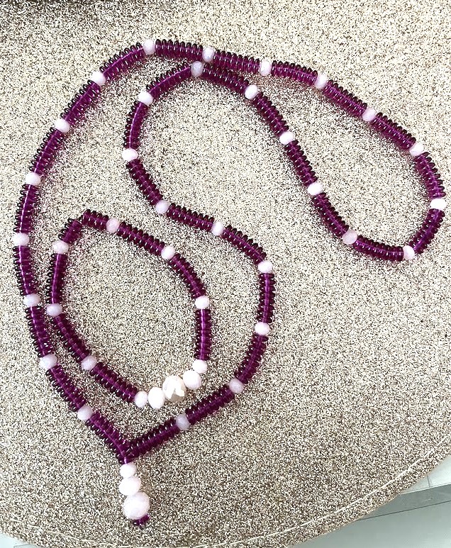 COLLIER FEMME VIOLET