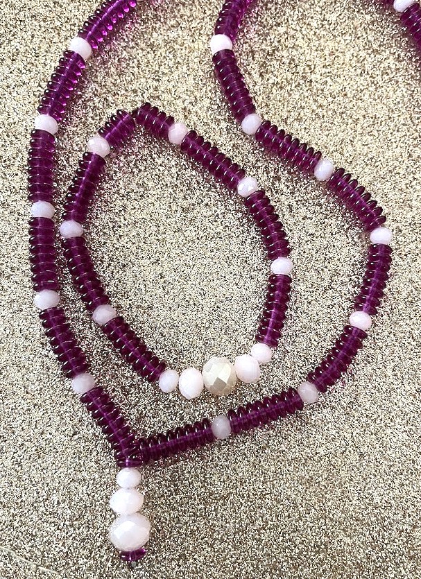 COLLIER FEMME VIOLET