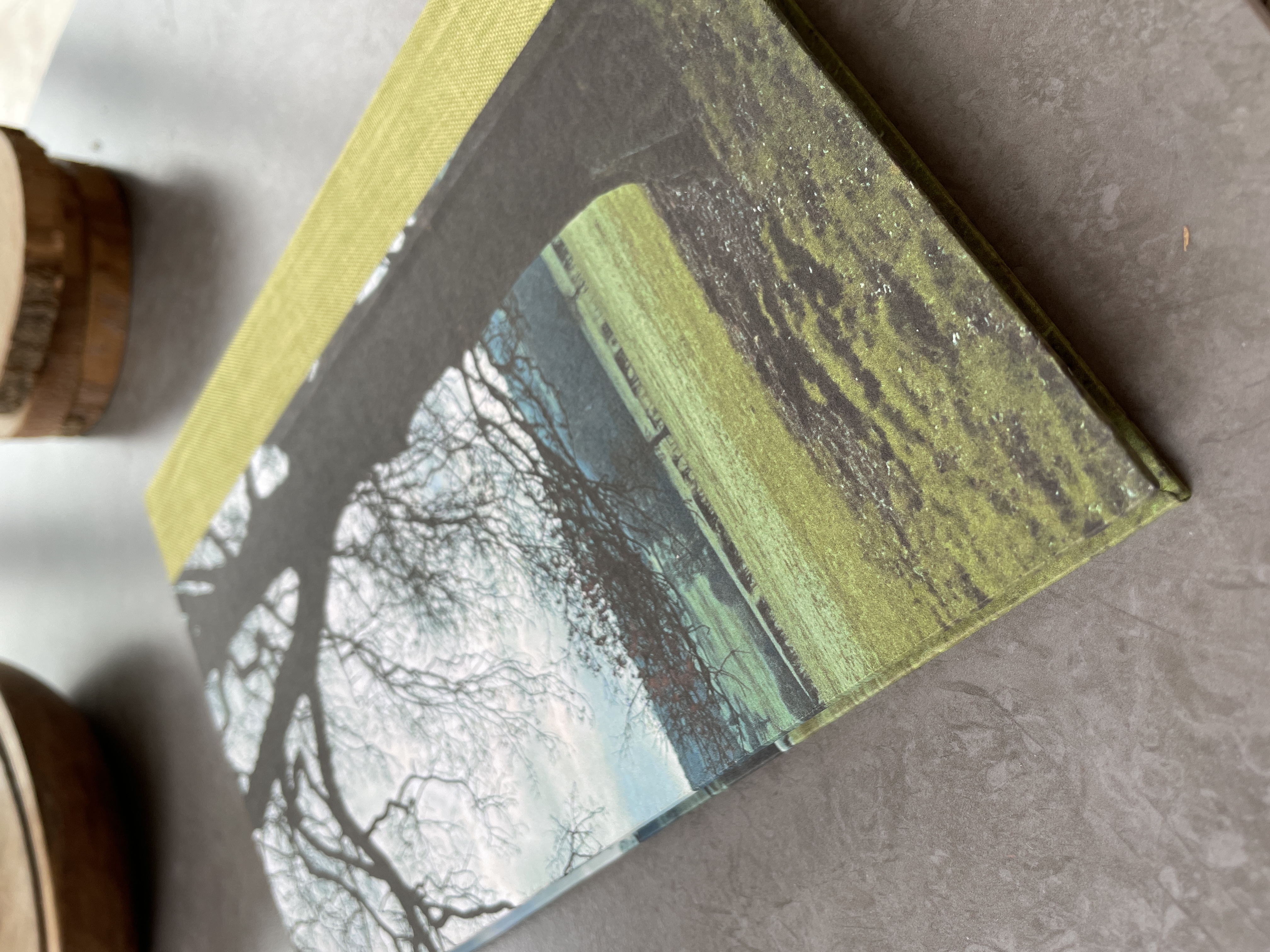 OOAK A5 Hand bound Hardback Notebook with Cloth Spine - Country Sheep Design