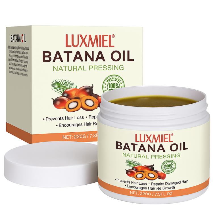 Luxmiel Raw Batana Oil – 100% Natural Cold-Pressed Hair Repairf