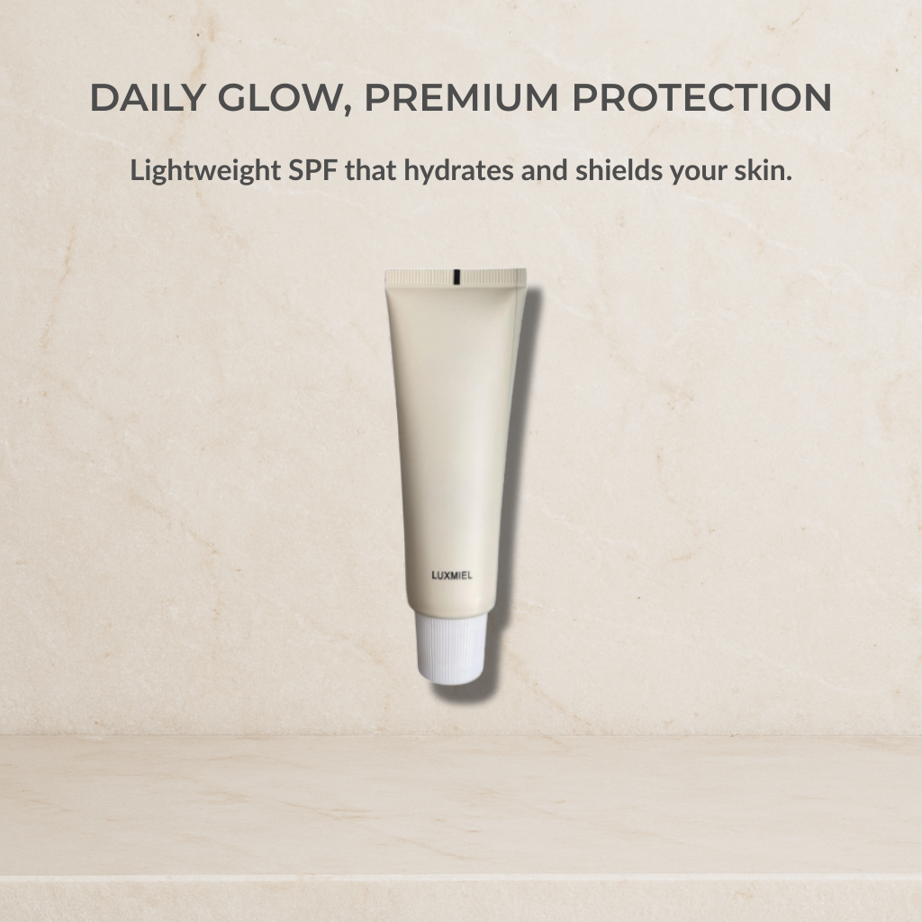 Luxmiel Daily Relief Sunscreen SPF50+ – Rice + Probiotics
