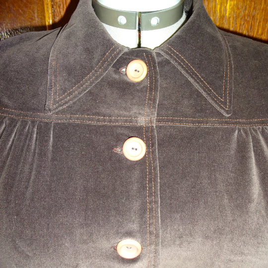 1940s Style Fitted Puff Sleeve Jacket with Shaped Yokes Custom Made in Your Size From Vintage Pattern 1941