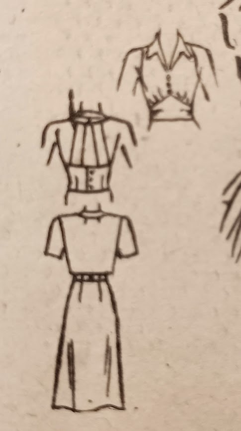 1940s 3pc Halter Top, Bolero Jacket and Skirt Set Custom Made in Your Size From a Vintage Pattern 1946