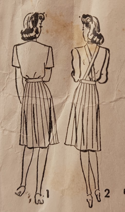 1940s Style Sixteen Gore Flared Skirt with Suspenders Custom Made in Your Size From a Vintage Pattern 1946