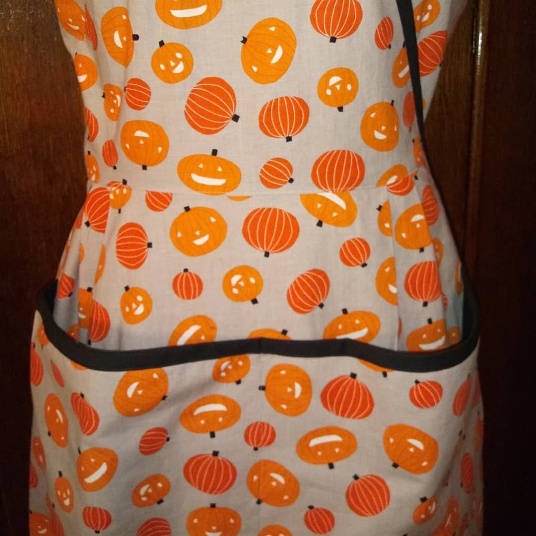 1950s Style Wrap Around House Dress or Apron with Deep Pockets Custom Made In Your Size From a Vintage Pattern 1958