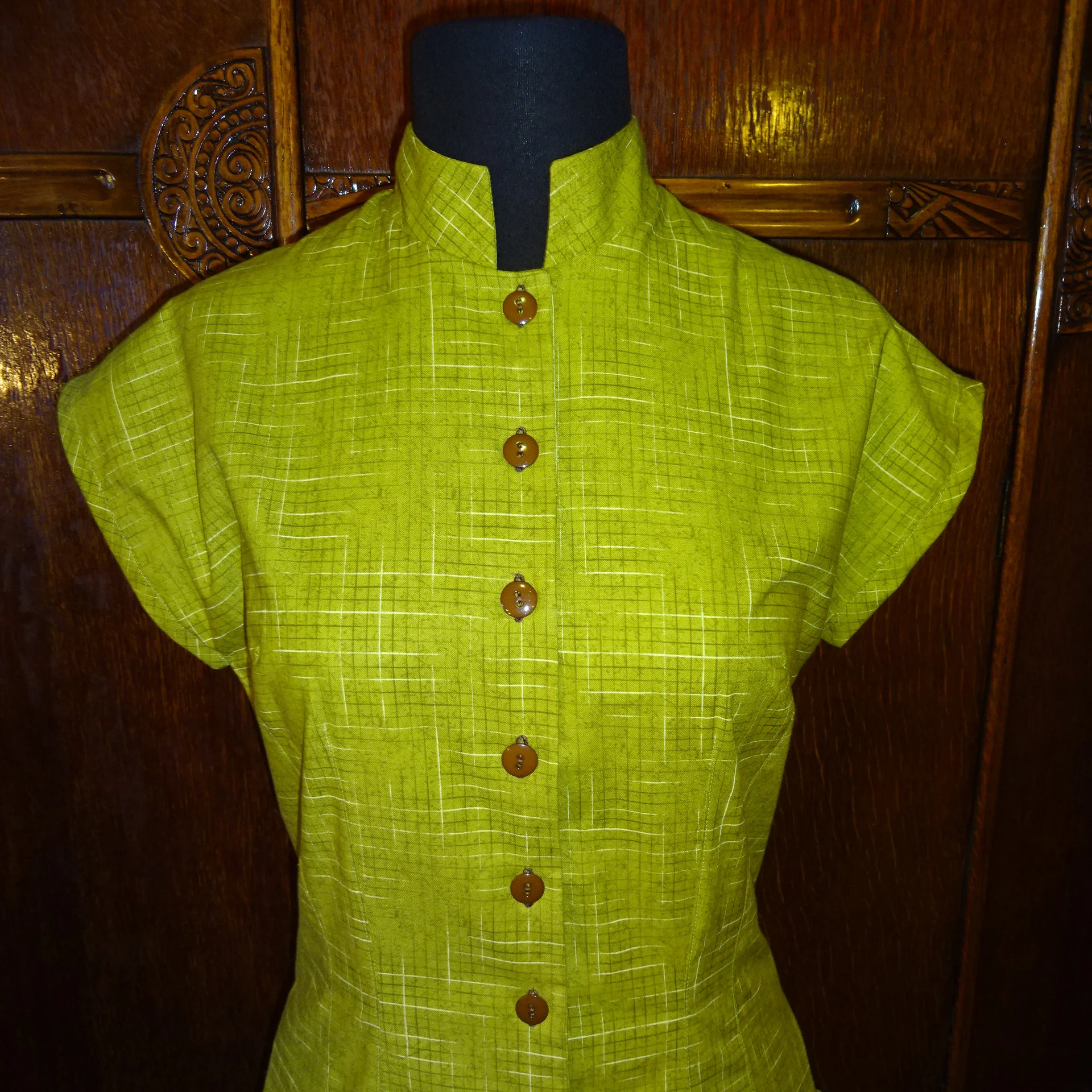 1950s Style Tea Timer 2pc Dress and Shorts Set Playsuit Custom Made in Your Size From a Vintage Pattern 1956