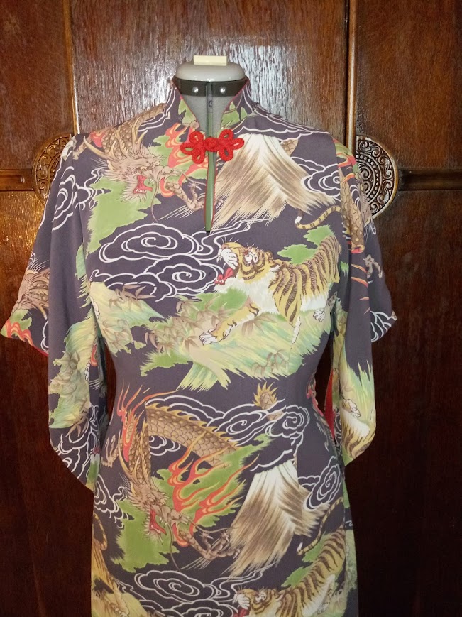 1960s Style Hawaiian Polynesian Pake Muu Dress Custom Made in Your Size From a Vintage Pattern 1960
