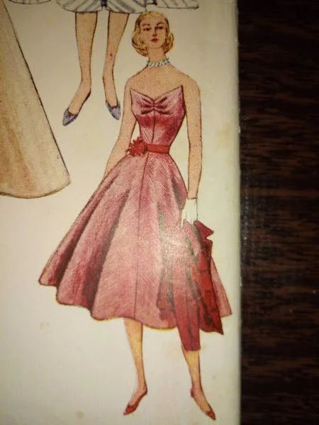 1950s Style Separates 3pc Wing Bust Bustier Circle Skirt and Bolero Set Custom Made in Your Size From Vintage Pattern 1952