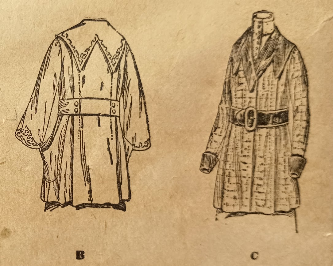 1910s Style Wide Pointed Collar Tunic Blouse with Dutch Pockets Custom Made in Your Size From a Vintage Pattern 1917