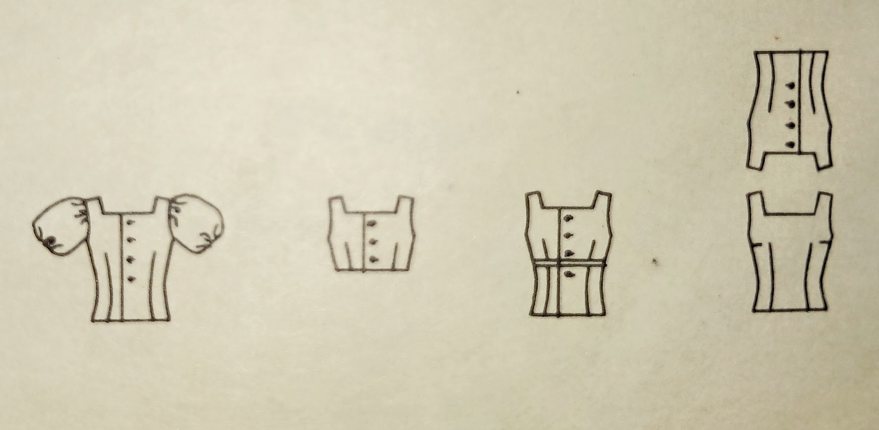 1950s Style Square Neck Shell Bodice Blouse with Optional Puffed Sleeves Custom Made in Your Size From a Vintage Pattern 1959