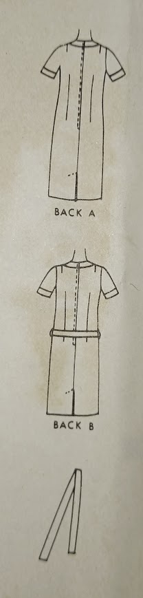 1960s MOD Style Sheath Dress with Neckband Custom Made in Your Size From a Vintage Pattern 1964