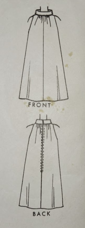 1960s Style Sleeveless Trapeze Dress with Funnel Neck Collar Custom Made in Your Size From a Vintage Pattern 1967