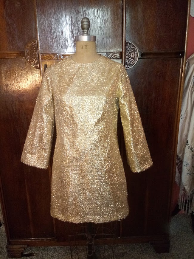 1960s Style MOD Shift Mini Dress with Bell Sleeves Custom Made in Your Size From a Vintage Pattern 1967