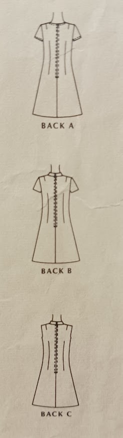 1970s Style Mock Neck A-Line Mini Dress Custom Made in Your Size From a Vintage Pattern 1970