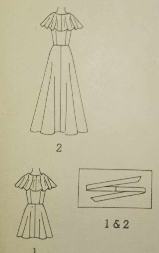 1970s Style Sleeveless Wrap Around Dress with Cape Collar Custom Made in Your Size From a Vintage Pattern 1973