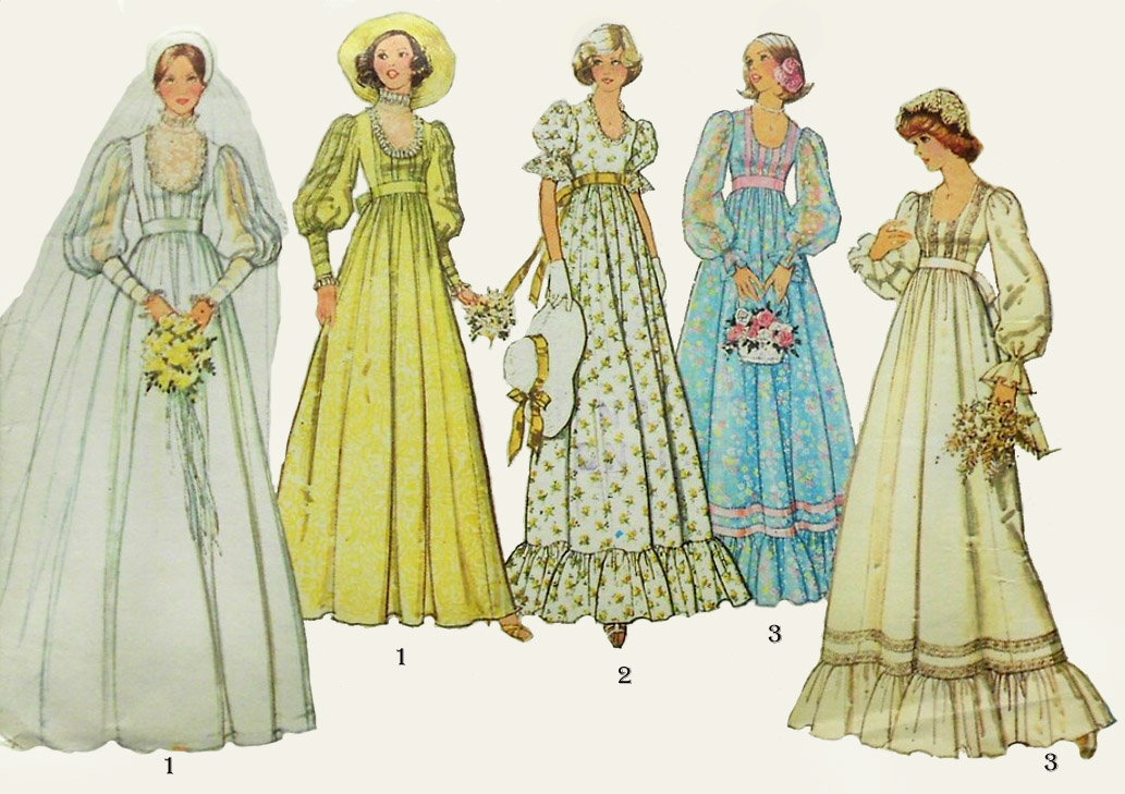 1970s Style Cottage Core Edwardian Hippy Boho Maxi Dress Custom Made in Your Size From a Vintage Pattern 1976
