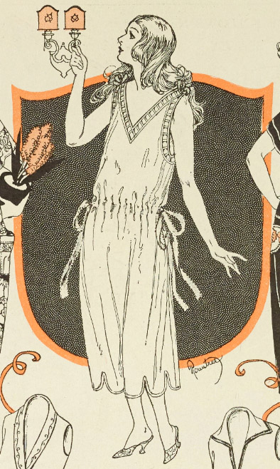 Early 1920s Style Slip Over Night Gown Custom Made in Your Size From a Vintage Pattern 1922