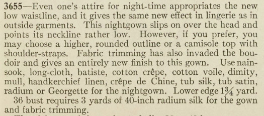 Early 1920s Style Slip Over Night Gown Custom Made in Your Size From a Vintage Pattern 1922