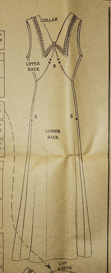 1930s Style Bias Cut Night Gown with Ric Rack Faggoting Detail Custom Made in Your Size From a Vintage Pattern 1937