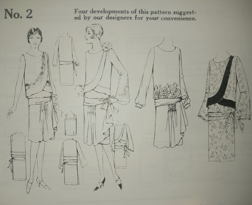 1920s Style Slip and Over Blouse Set with Decorative Bands Custom Made in Your Size From a Vintage Pattern 1927