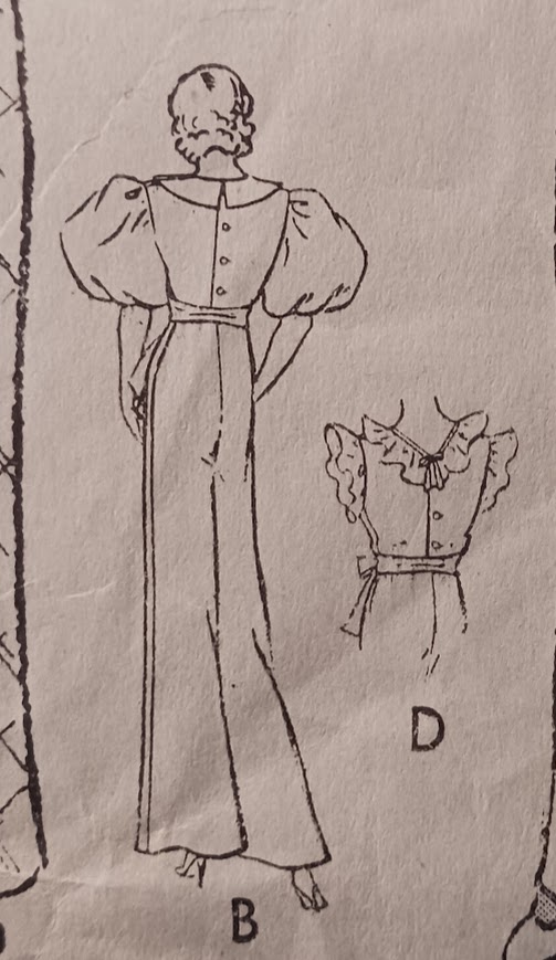 1930s Style Puff Sleeve Kitchenette Beach Pajamas Pyjamas Custom Made in Your Size From a Vintage Pattern 1933