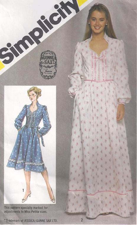 1980s Style Cottagecore Renaissance Boho Gunne Sax Maxi Dress Custom Made in Your Size From a Vintage Pattern 1981