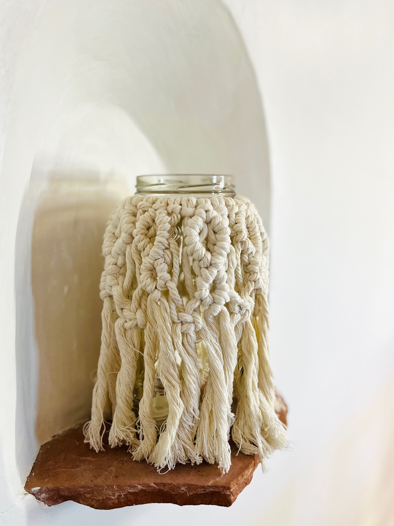 Large Diamond Pattern Jar