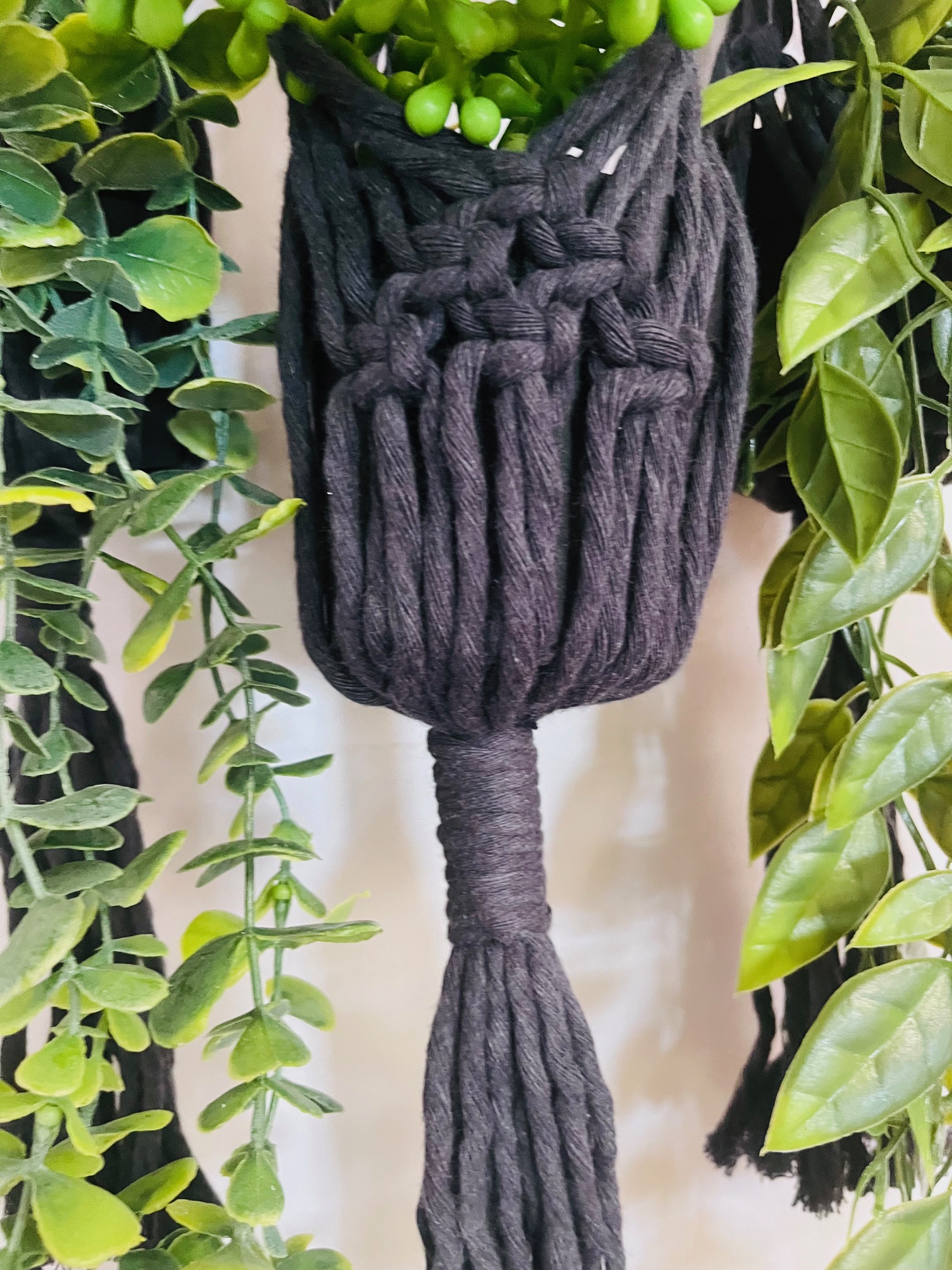 Midnight Blue Triple Plant Hanger