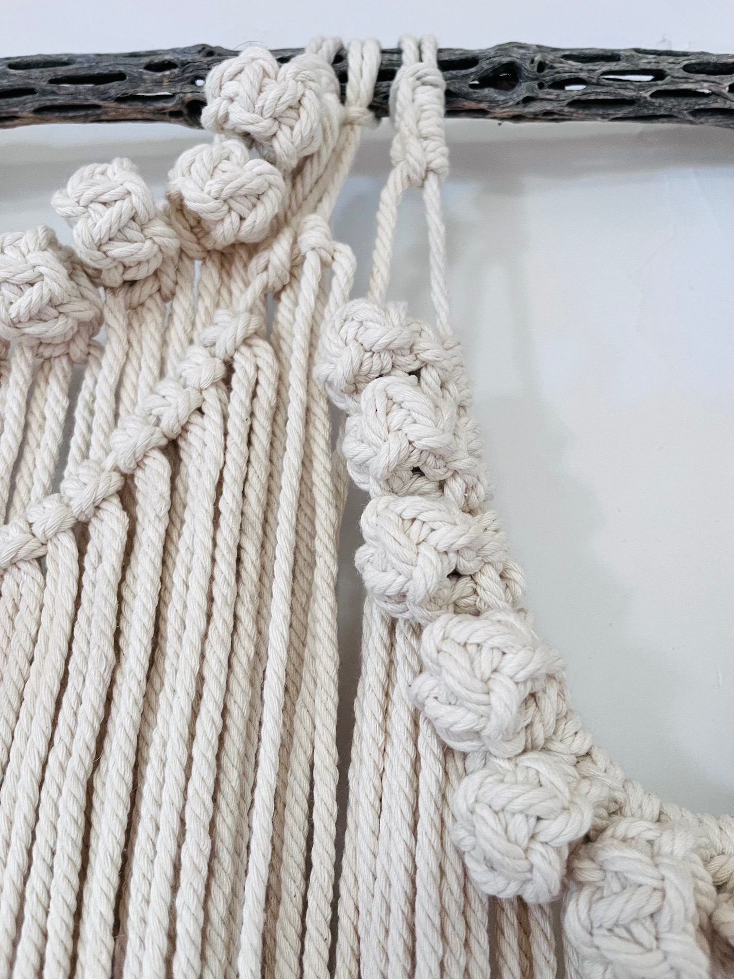 Berry Knot Tassel Wall Hanging