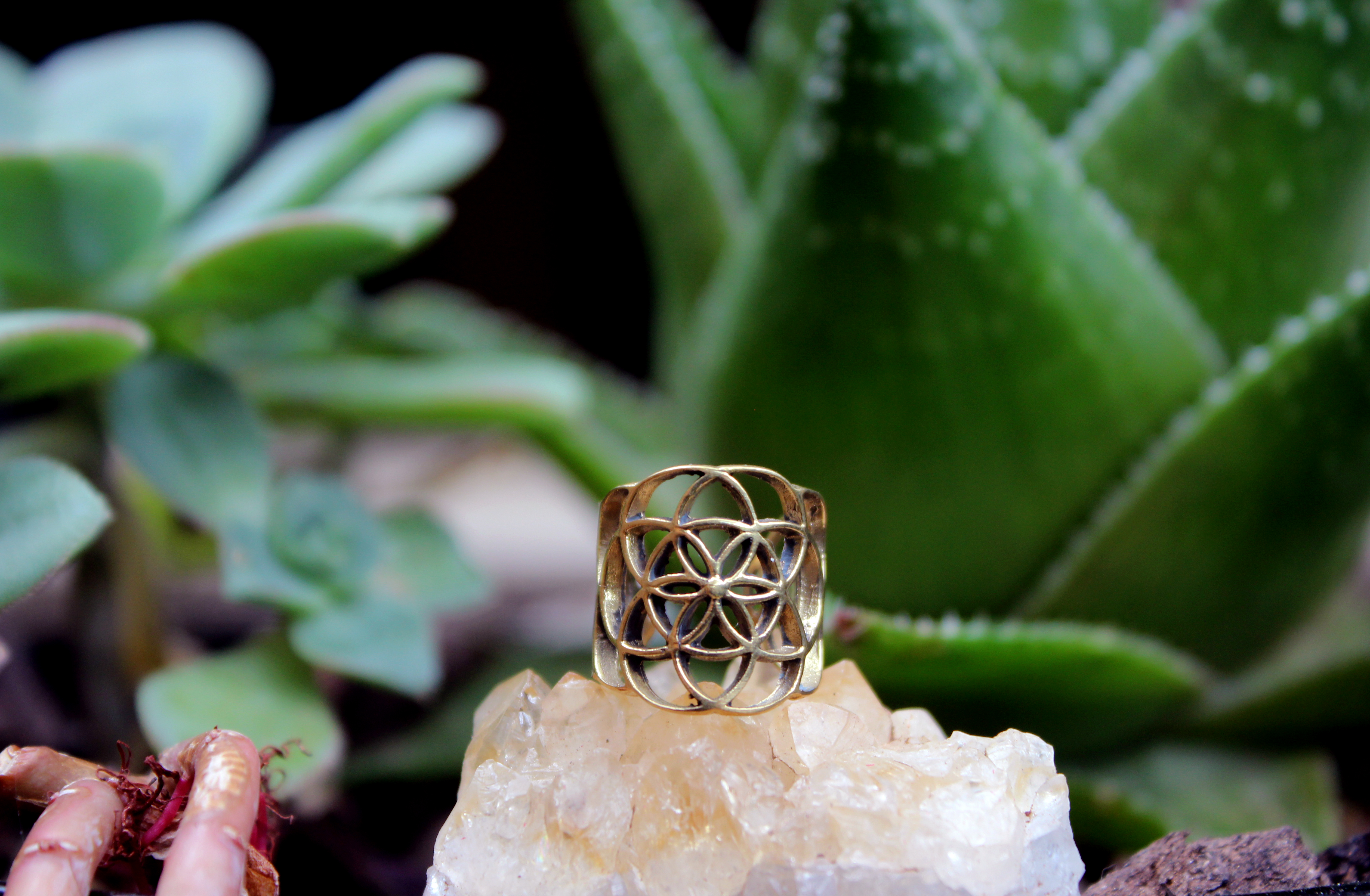 Seed of Life Earcuff