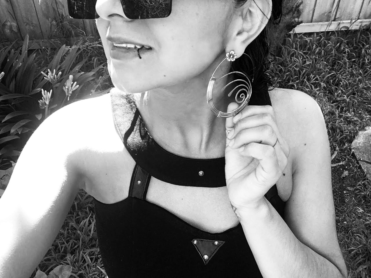 Spiral Big Hoops