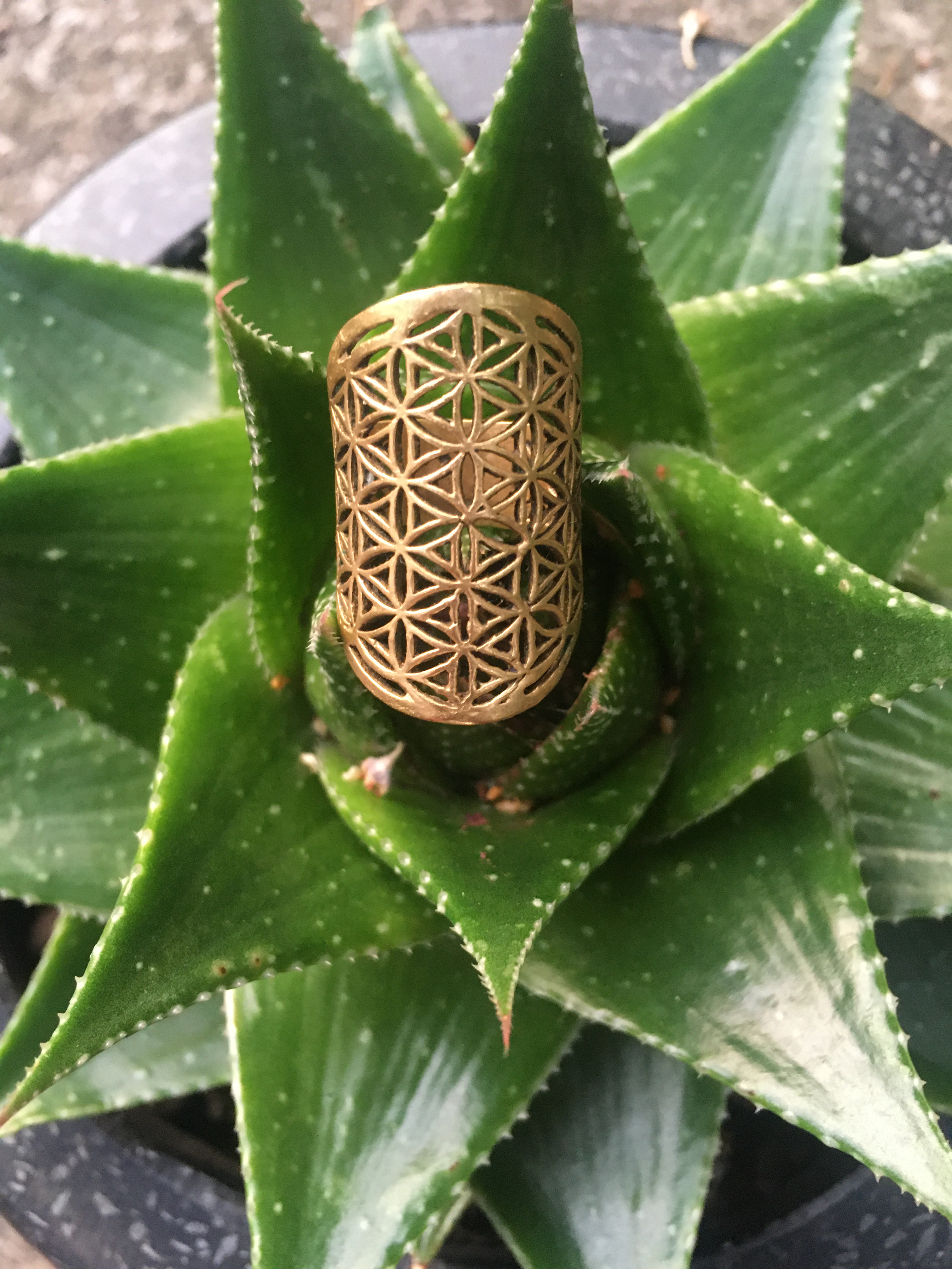 Flower of Life Ring 