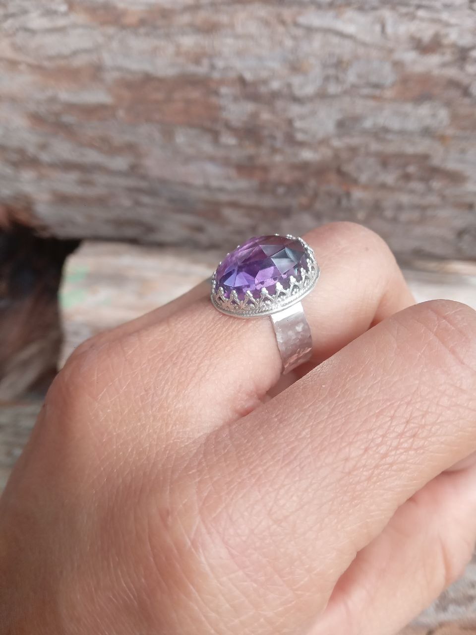 Faceted Amethyst 