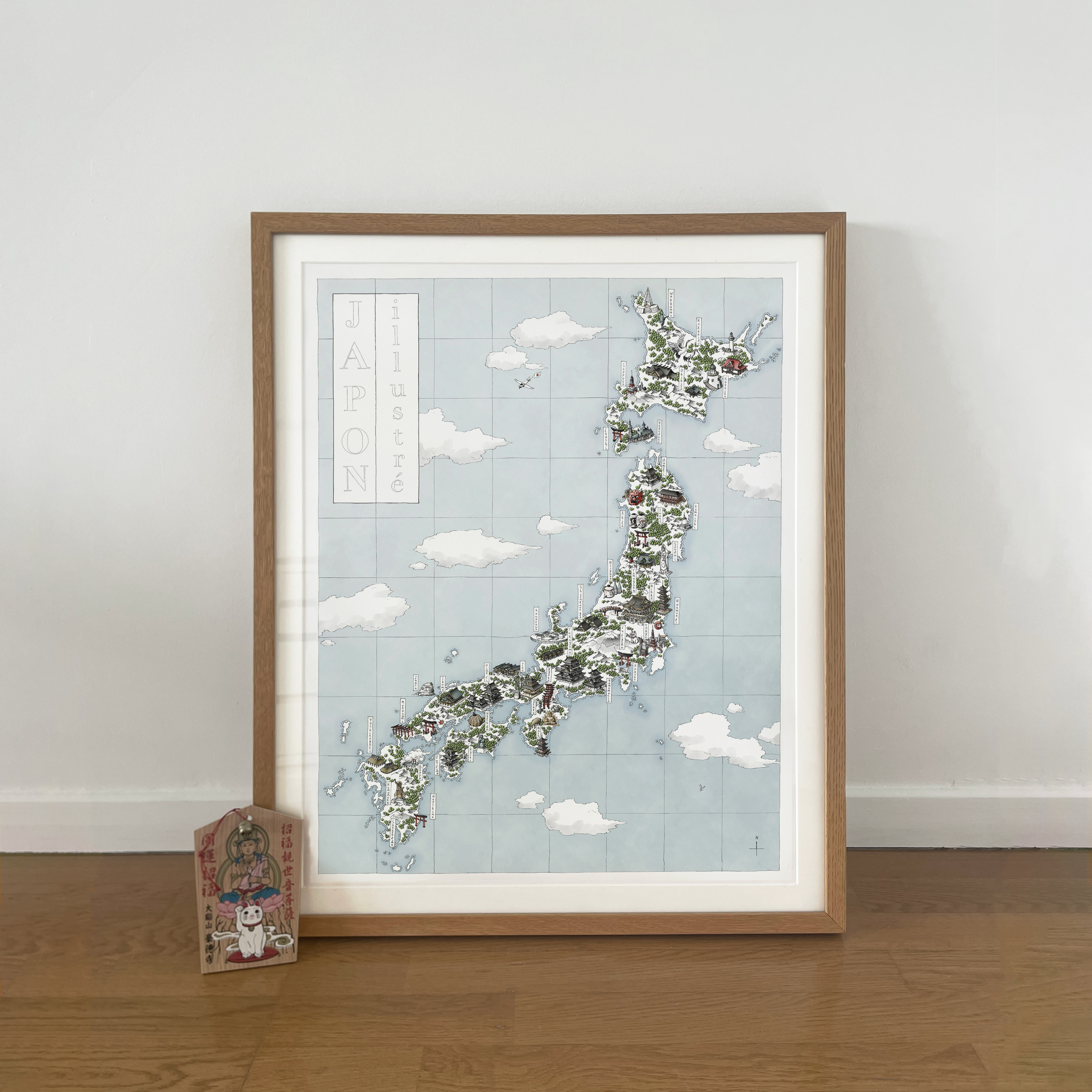 Carte « Japon illustré »