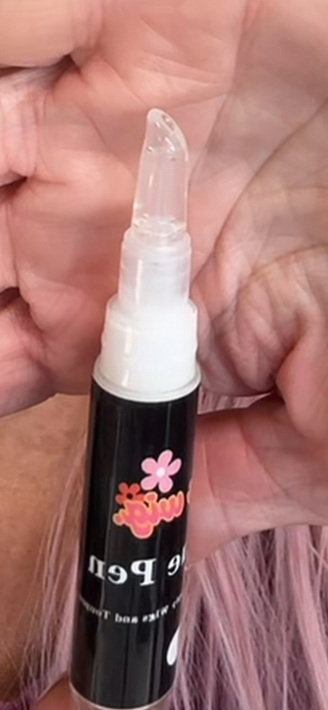 Quick drying wig lace glue pen with wig purchase $5