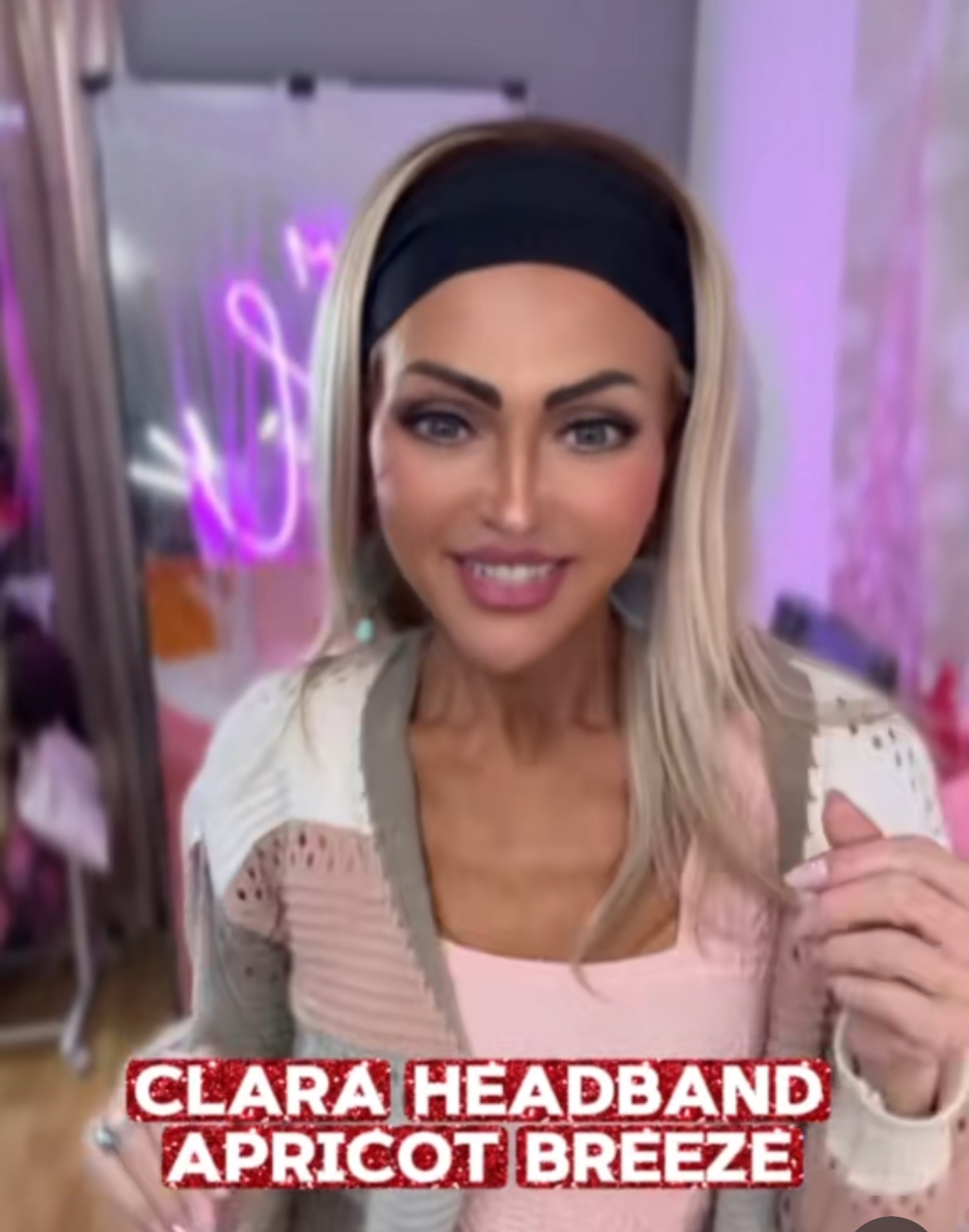 CSC CLARA HEADBAND ARICOT BREEZE