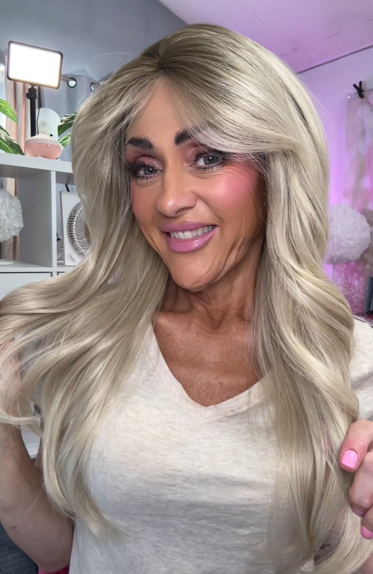 CSC MEGHAN NATURAL BLONDE    VIDEO #2  9/1  NEW WITH LACE