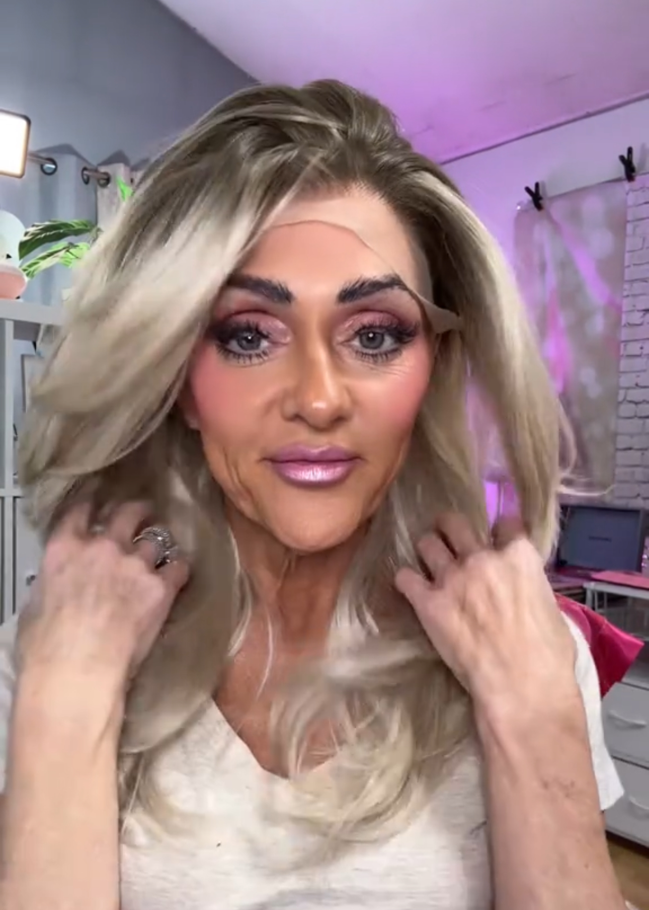 CSC MYLA NATURAL BLONDE PETITE   VIDEO #1 9/1  NEW WITH LACE