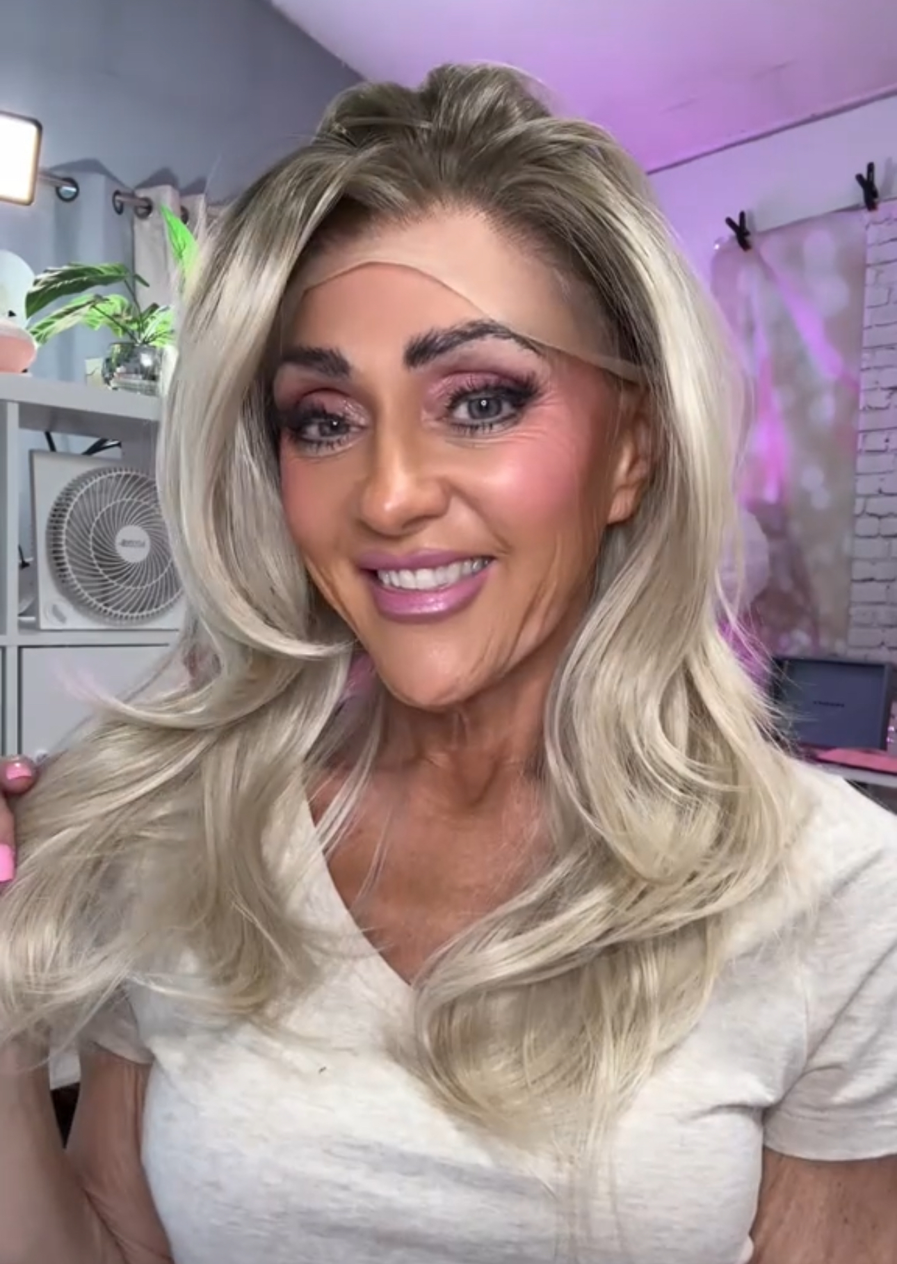 CSC MYLA NATURAL BLONDE PETITE   VIDEO #1 9/1  NEW WITH LACE