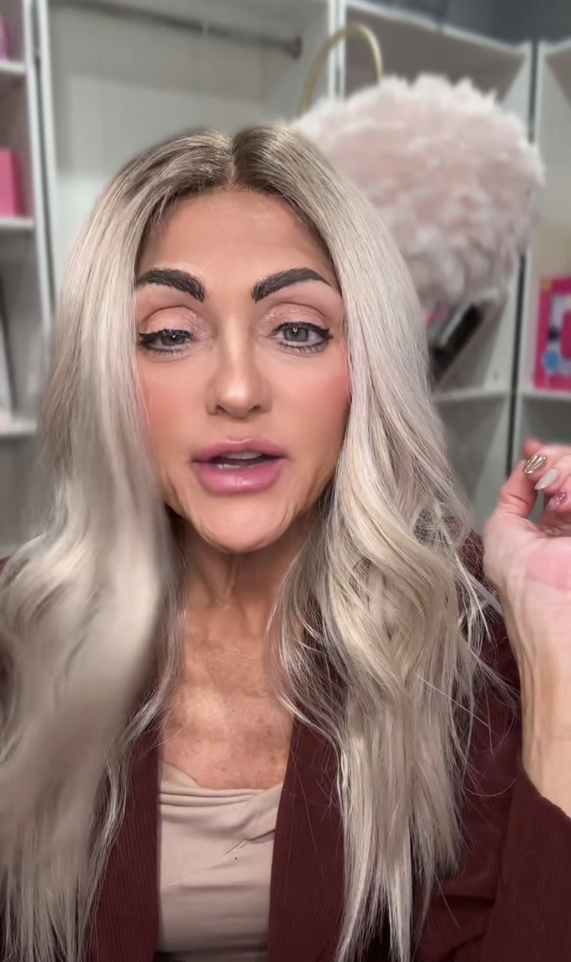 2/24/326 use dropdown to select wig. Video Wig closet makeover - selling 