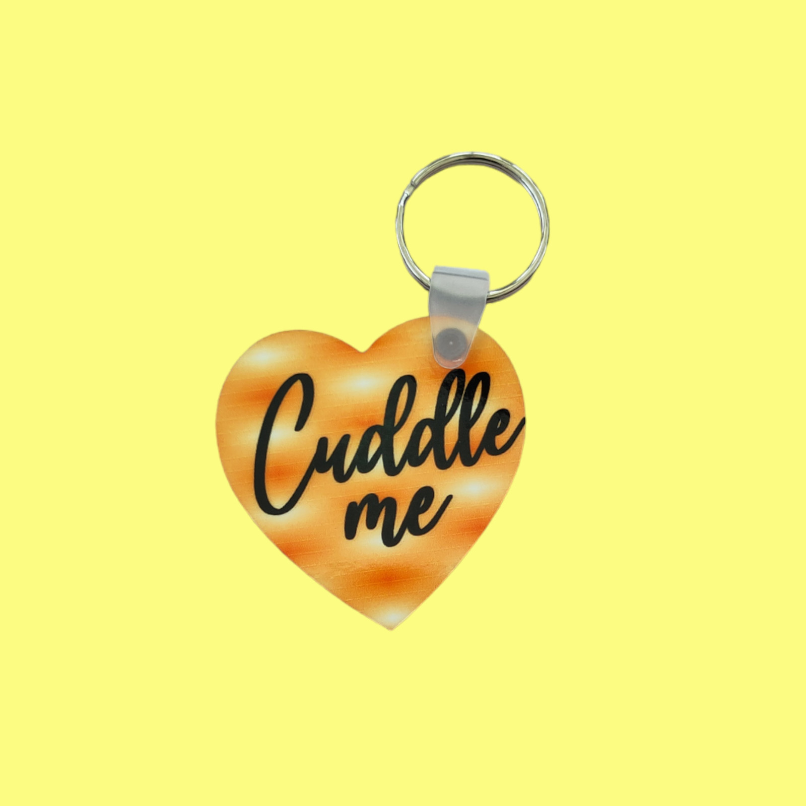 Heart shaped keyring - Cuddle Me