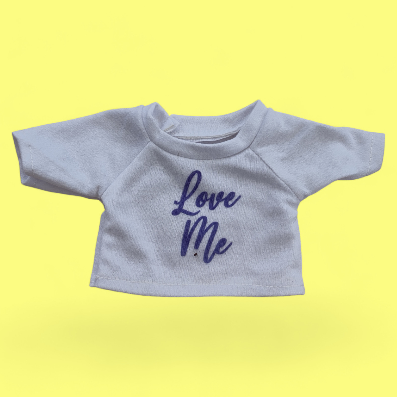 Teddy bear (dark brown) with printed t-shirt